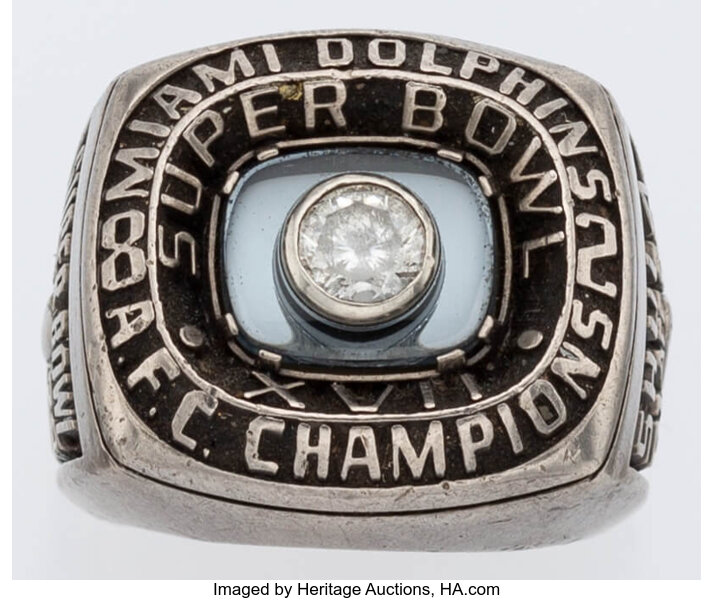 1982 Miami Dolphins American Football Championship Ring – Best Championship  Rings