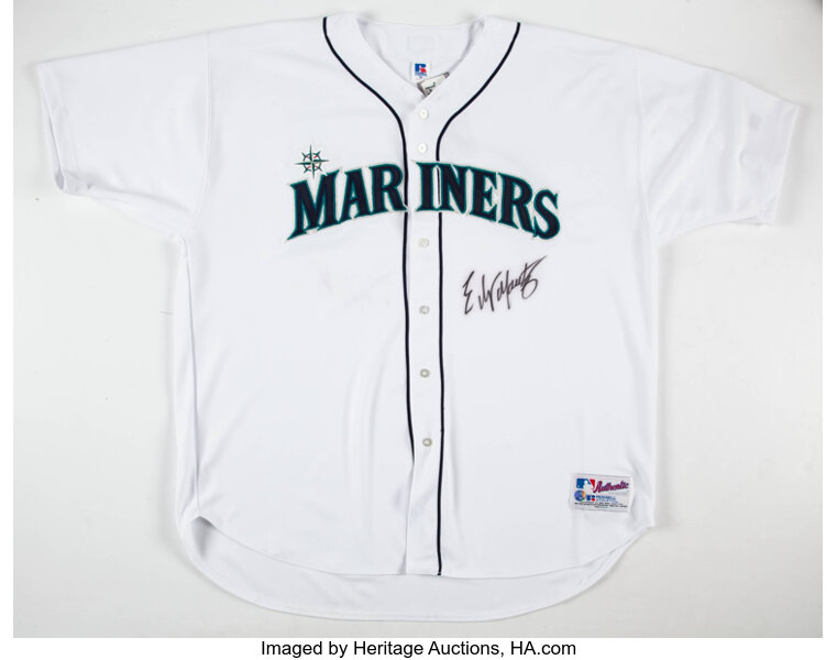 Edgar Martinez Seattle Mariners Signed Jersey..  Autographs, Lot #45126