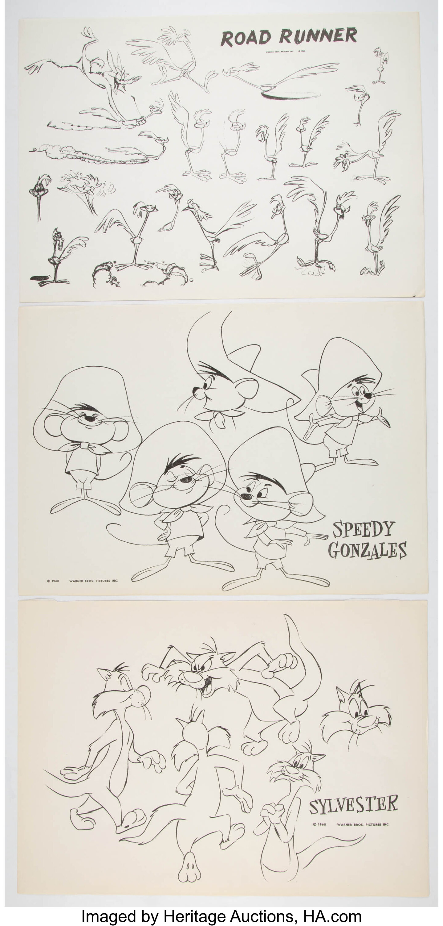 ROAD RUNNER VS SPEEDY GONZALES - 11"X17 OR 12"X18" BUY ANY 2  GET ANY 1 FREE!!