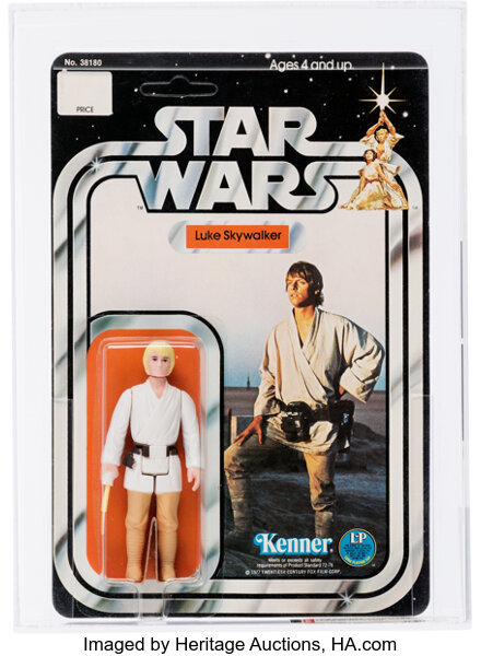 Luke skywalker deals action figure 1978