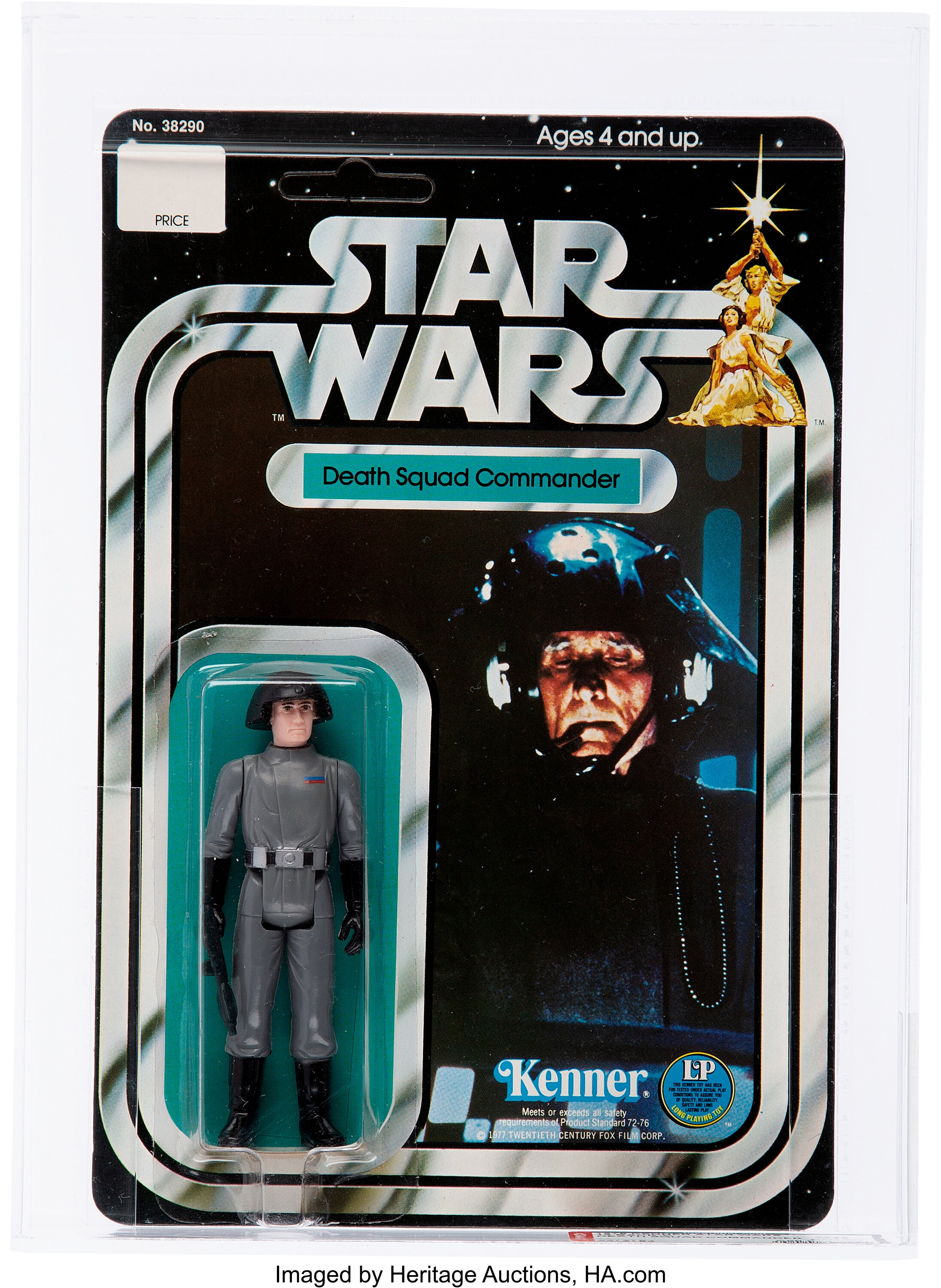 Star Wars Death Squad Commander 12 Back C Action Figure Kenner