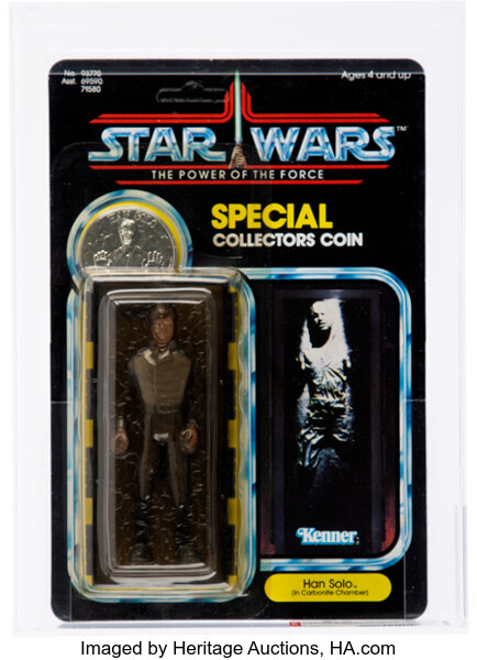 Star Wars - Han Solo in Carbonite Chamber/ Special Collectors Coin