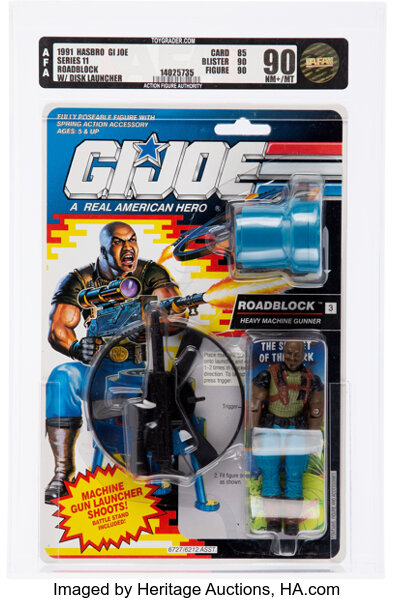 G.I. Joe Roadblock with Disk Launcher - Series 11 Action Figure