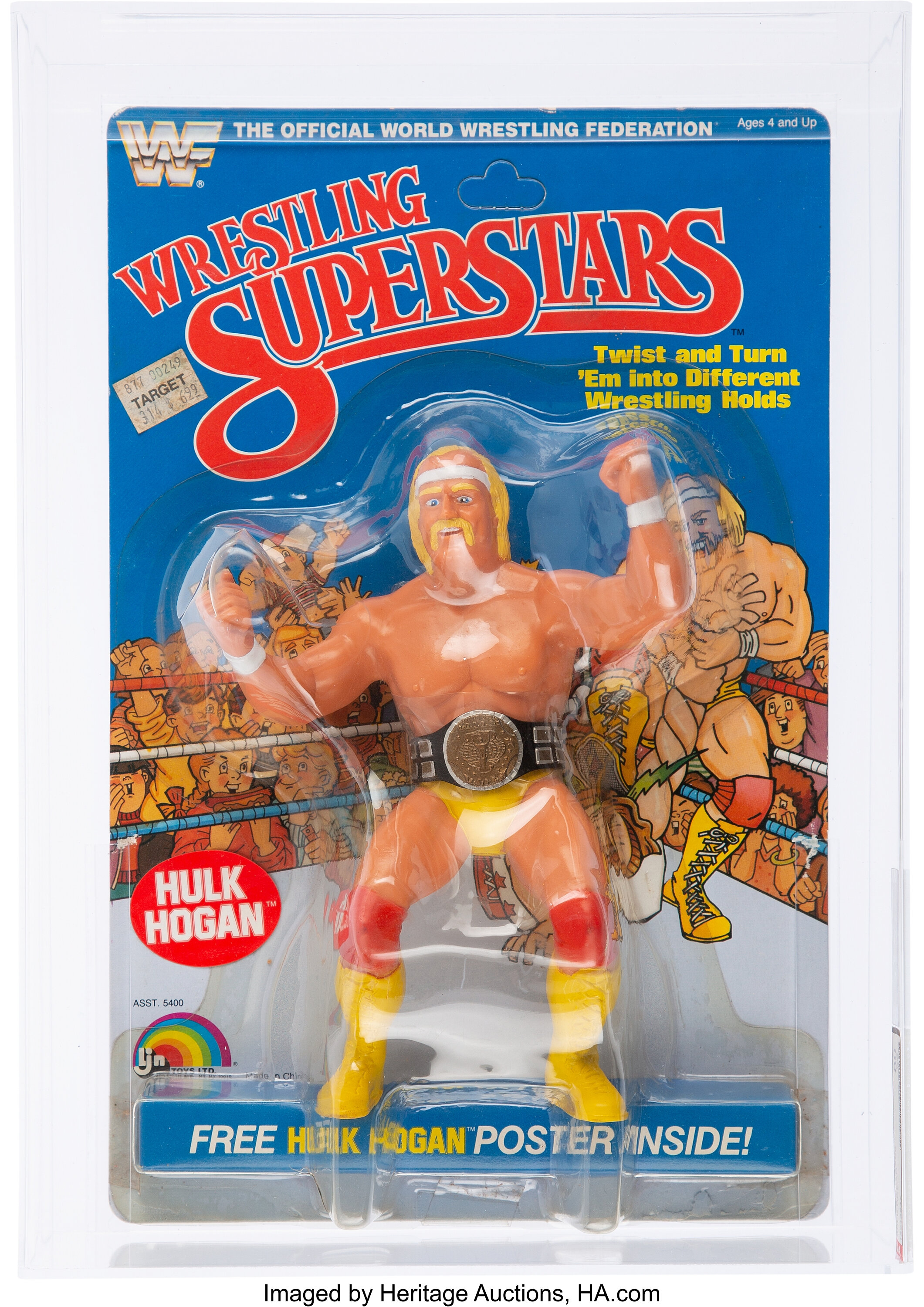 1985 hulk hogan cheap action figure