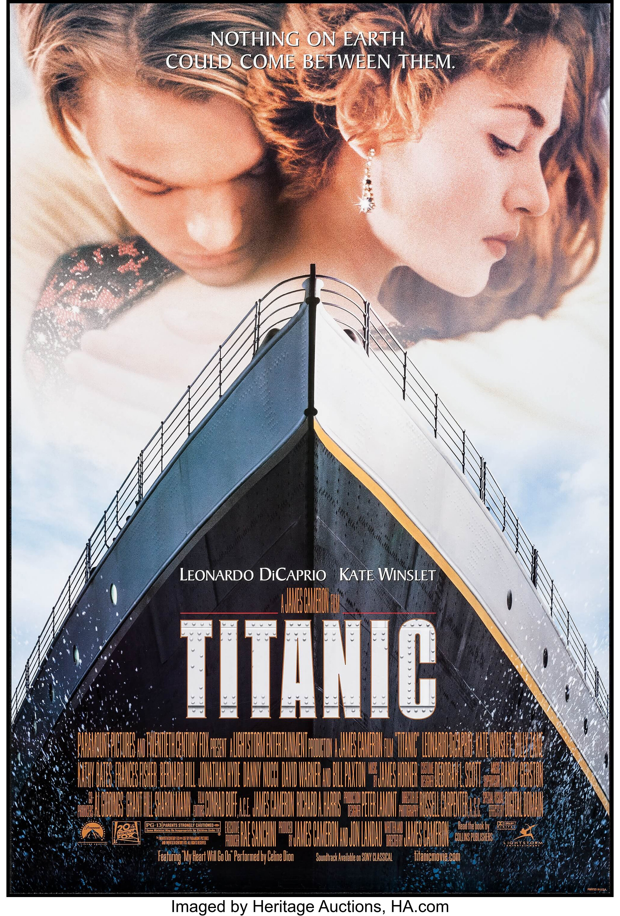 Titanic (20th Century Fox, 1997). One Sheet (