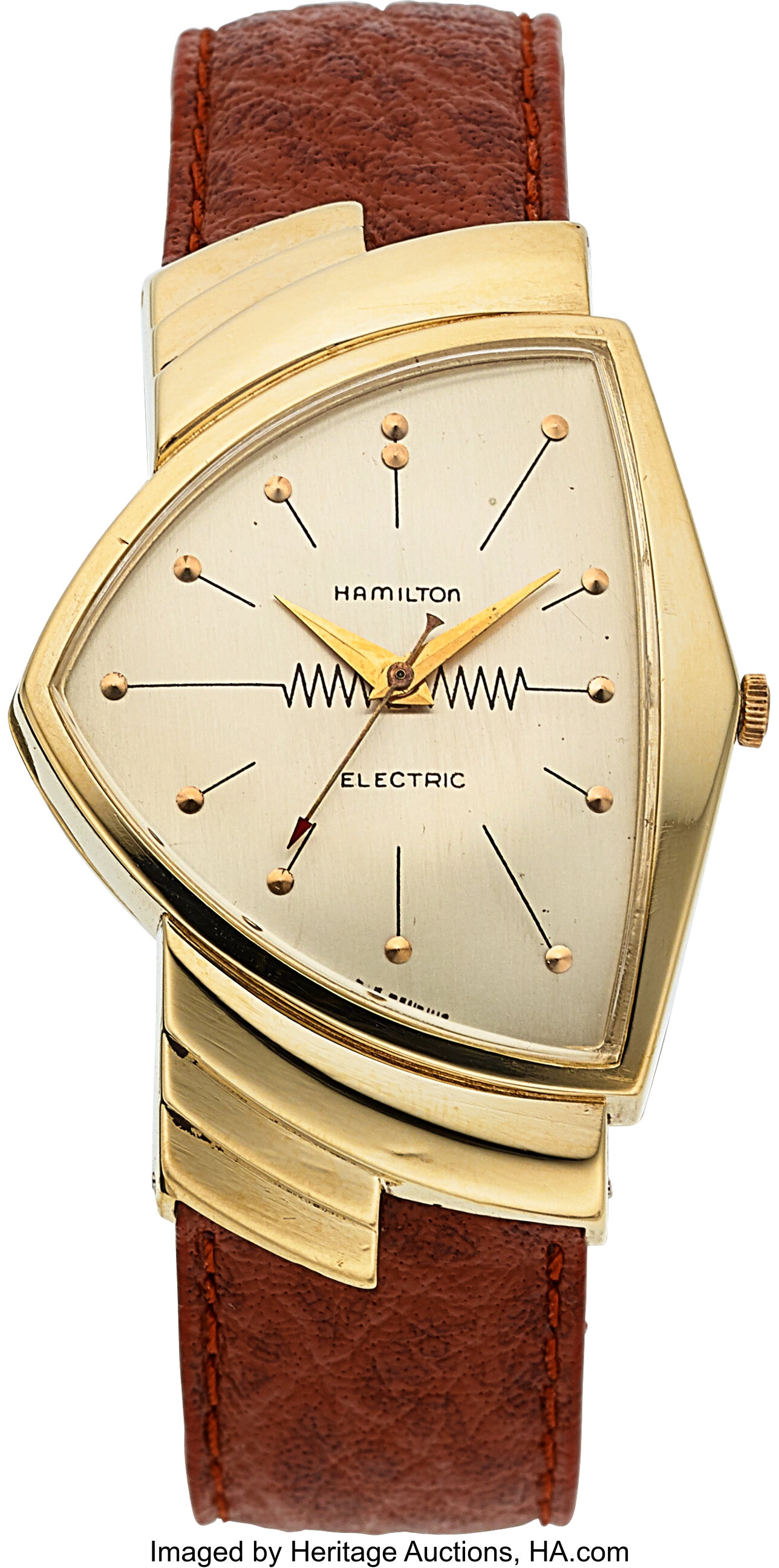 Hamilton 14k Gold Ventura Electric, circa 1957. Timepieces Lot