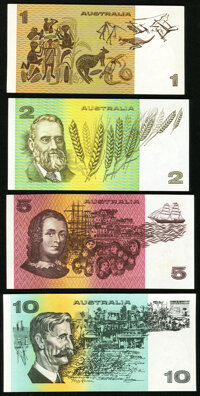 AUSTRALIA. Lot of (7) Reserve Bank of Australia. 1, 2, 5, 10, 20, 50 & 100  Dollars, ND (1983-94). P-42d, 43e, 44e, 45e, 46e, 47i & 48d.