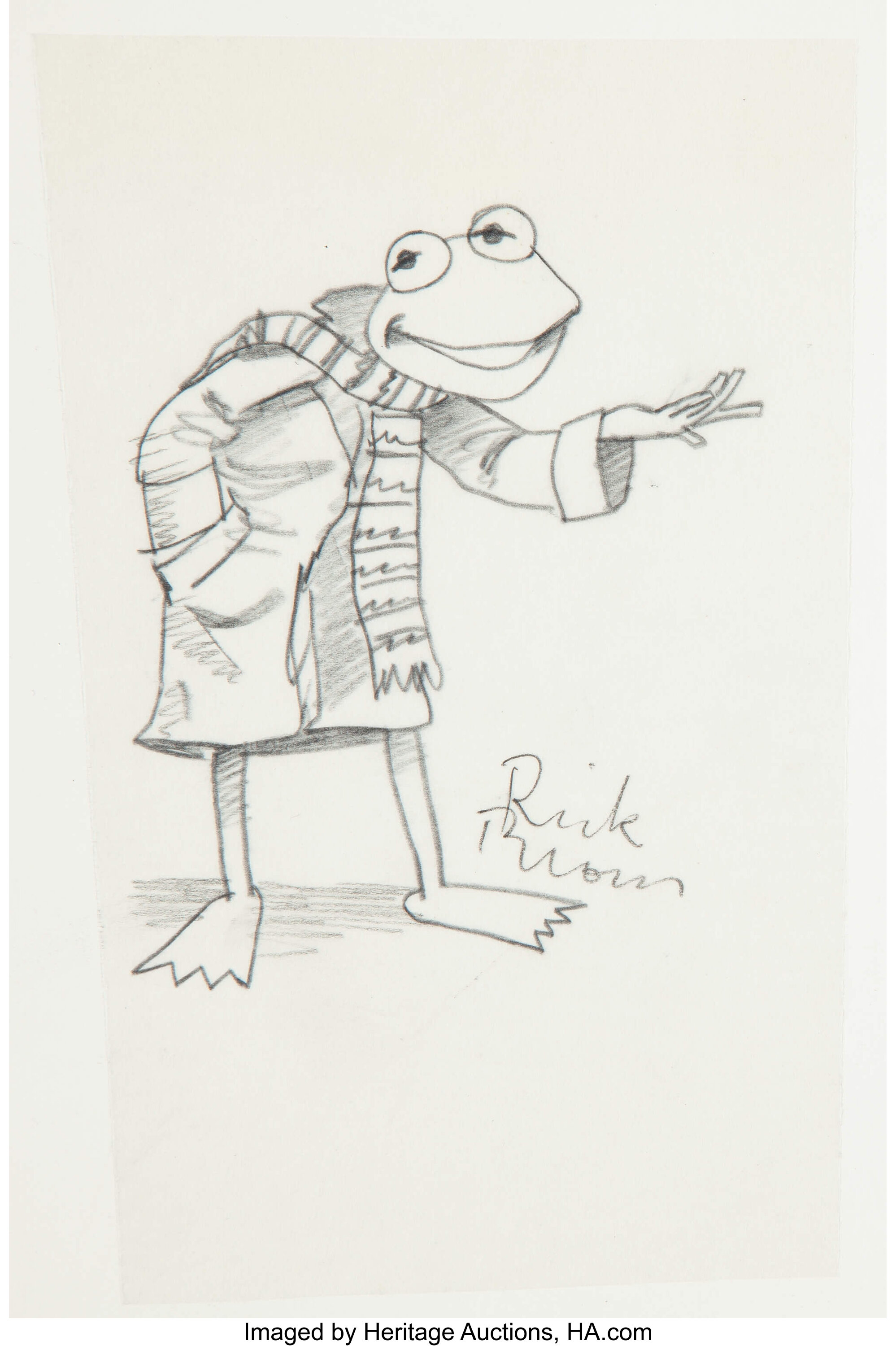 Kermit The Frog Drawing - How To Draw Kermit The Frog Step By Step