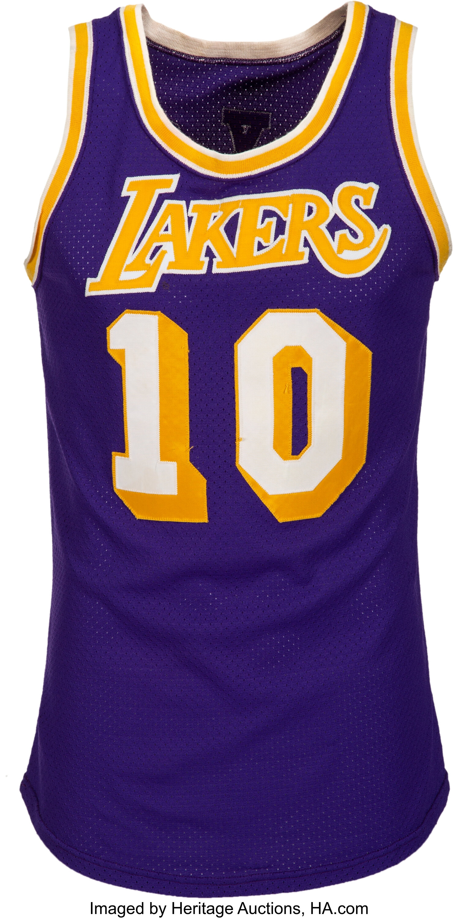 Late 1970's Norm Nixon Game Worn Los Angeles Lakers Jersey and