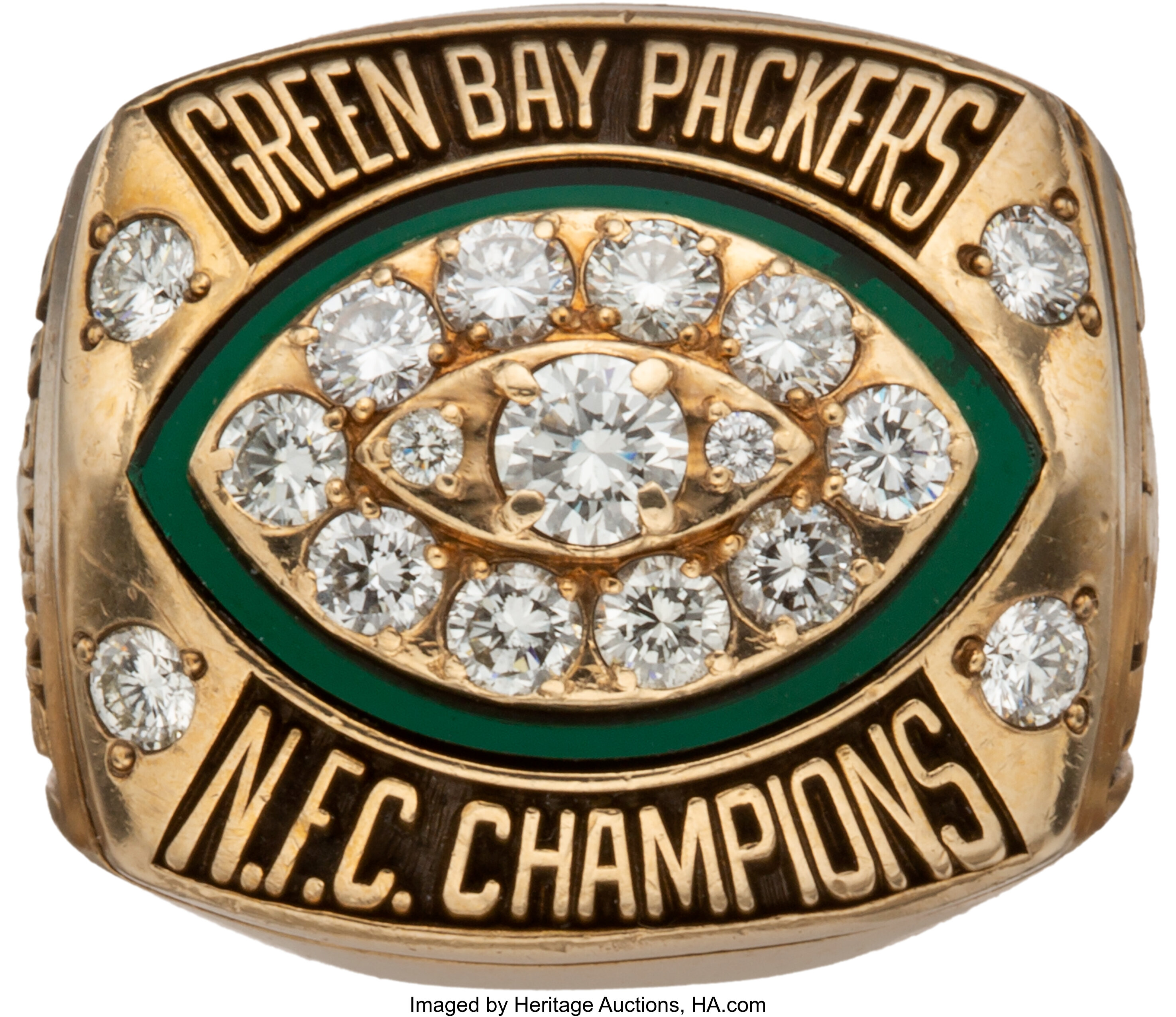 1997 Green Bay Packers NFC Championship Ring Presented to Running