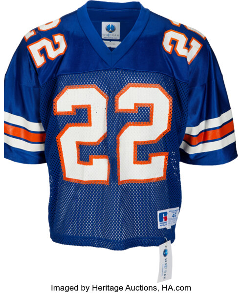 22 EMMITT SMITH Florida Gators NCAA RB Blue Throwback Jersey