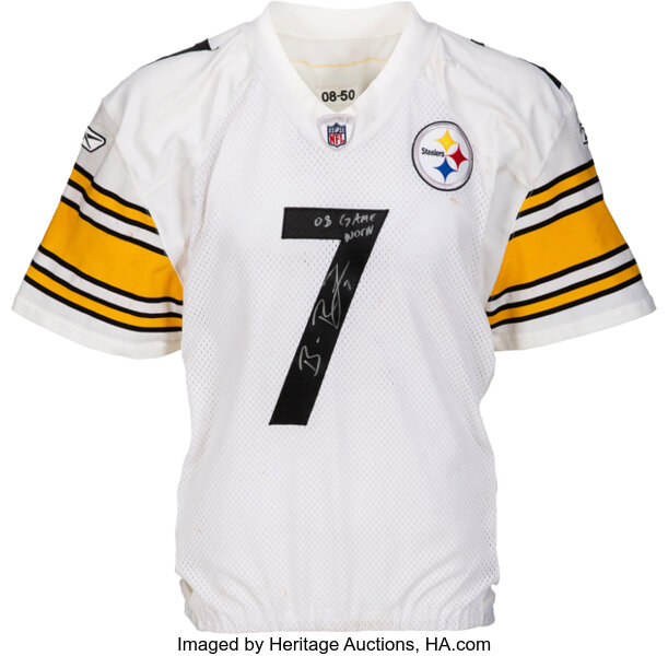 2008 Ben Roethlisberger Preseason Game Worn & Signed Pittsburgh