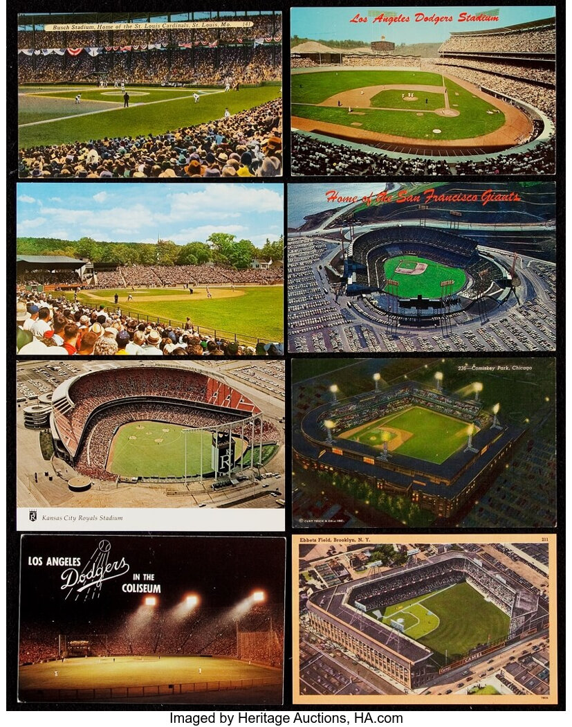 Dodger Stadium Postcard