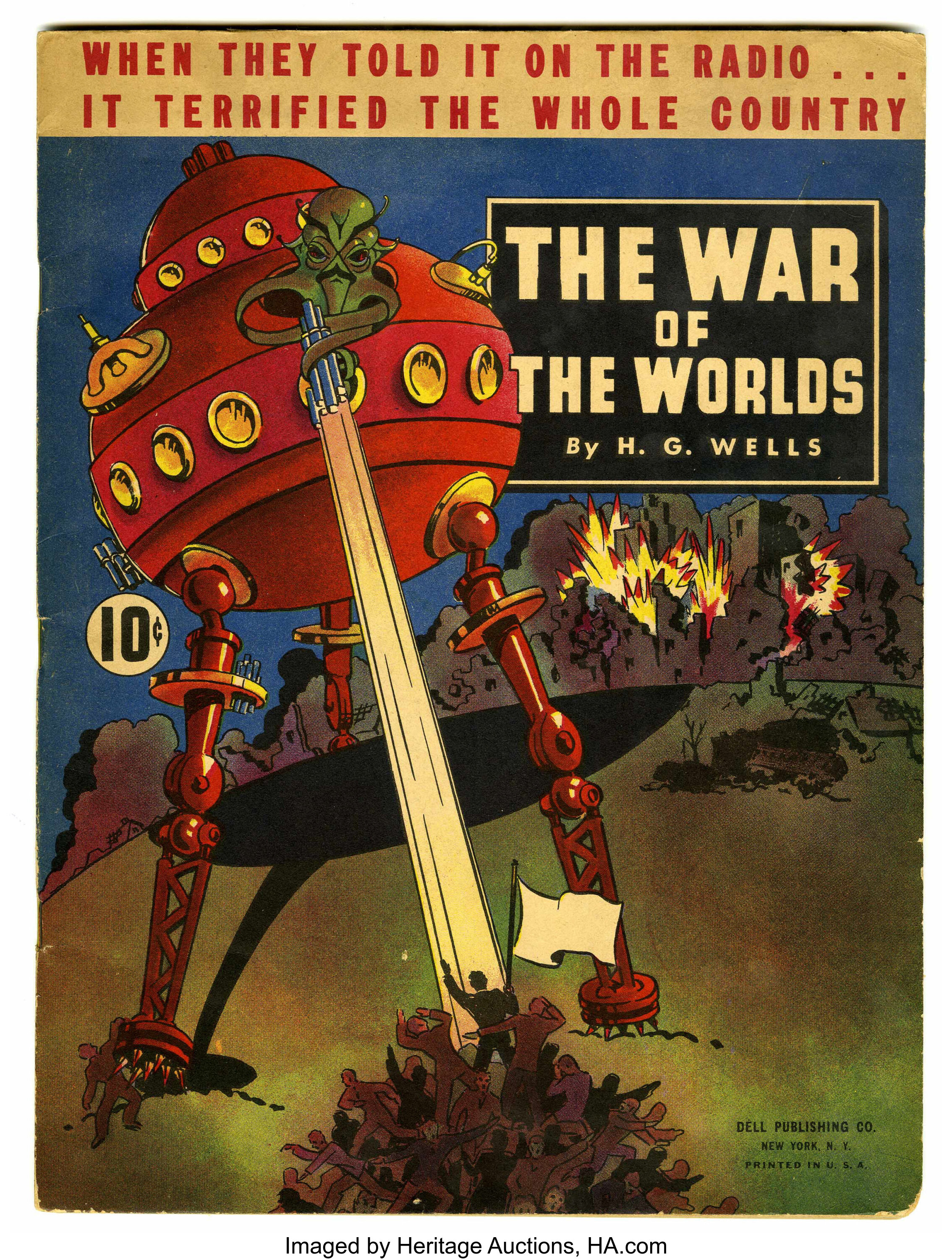 war of the worlds comic book