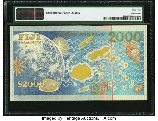 2,000 Dollars - Millennium - Fiji – Numista