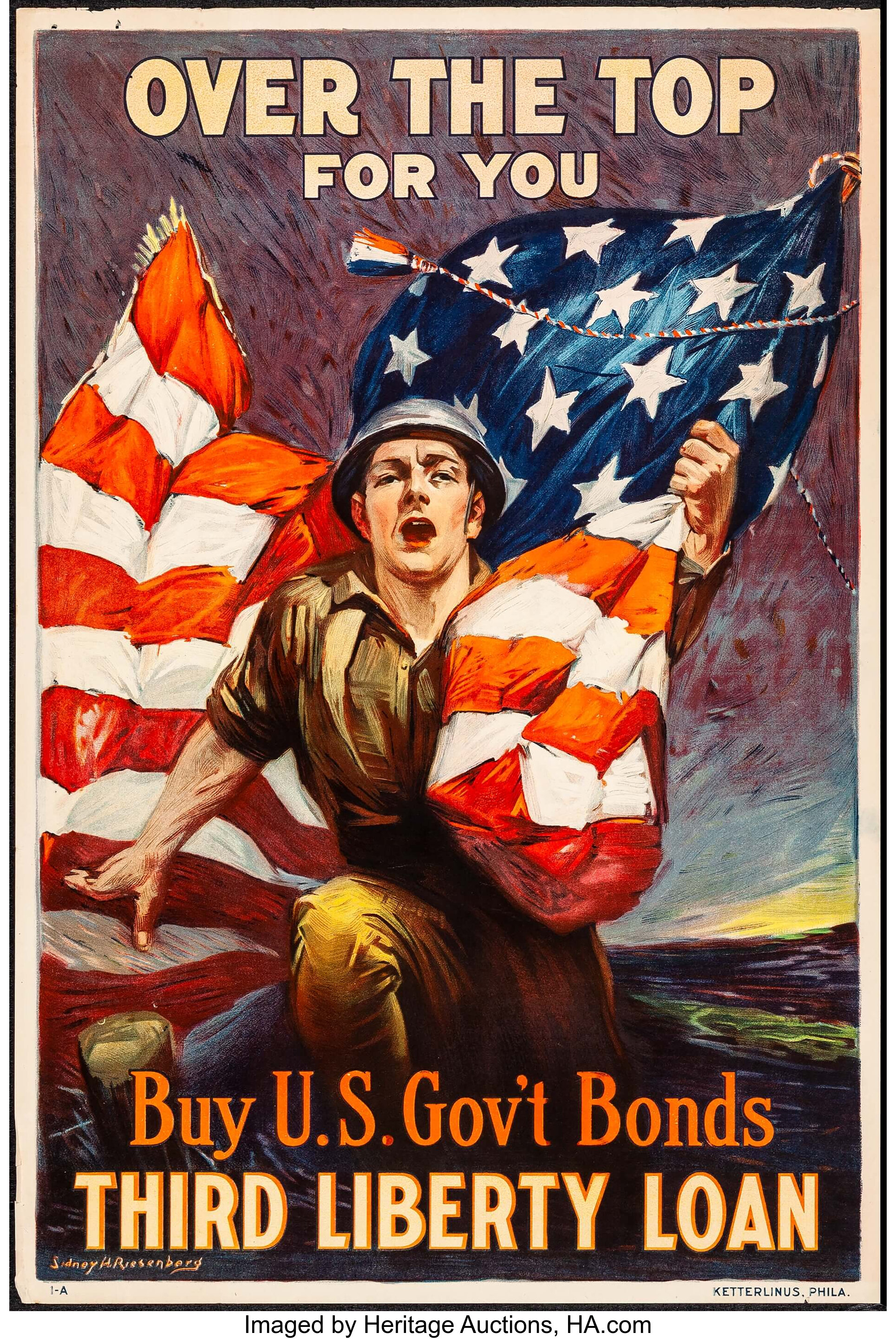 World War I Propaganda (United States Government, 1918). Third | Lot