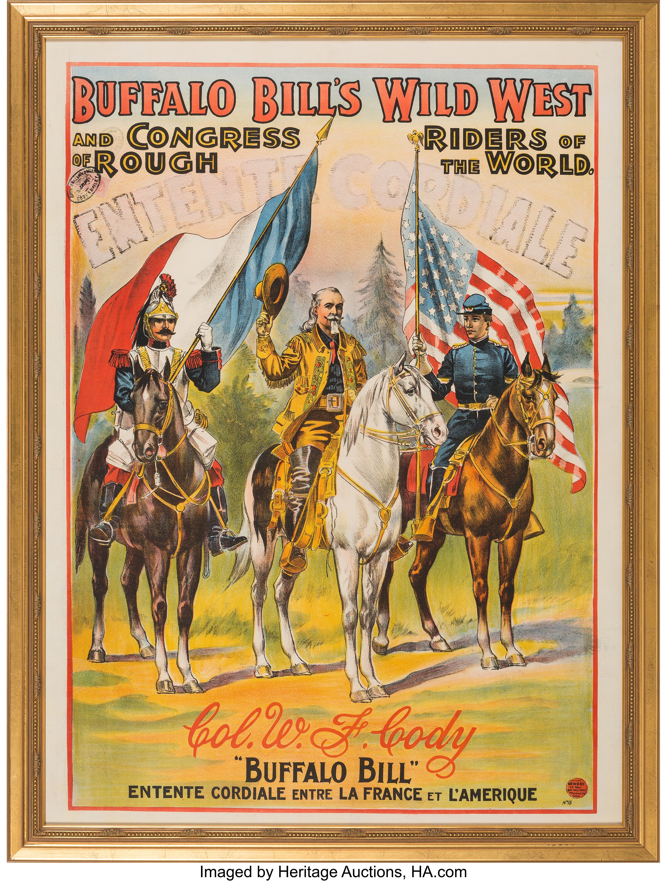 Claire ambulance rotation William F. "Buffalo Bill" Cody's Wild West: The Classic "Entente | Lot  #43343 | Heritage Auctions