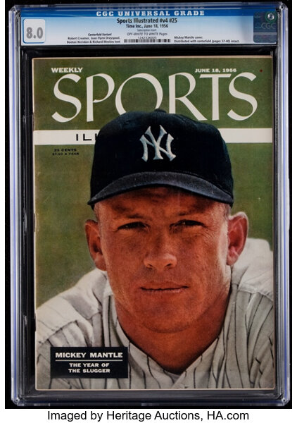 Mickey Mantle New York Yankees #869 MLB Sports Illustrated for Kids SI NM+