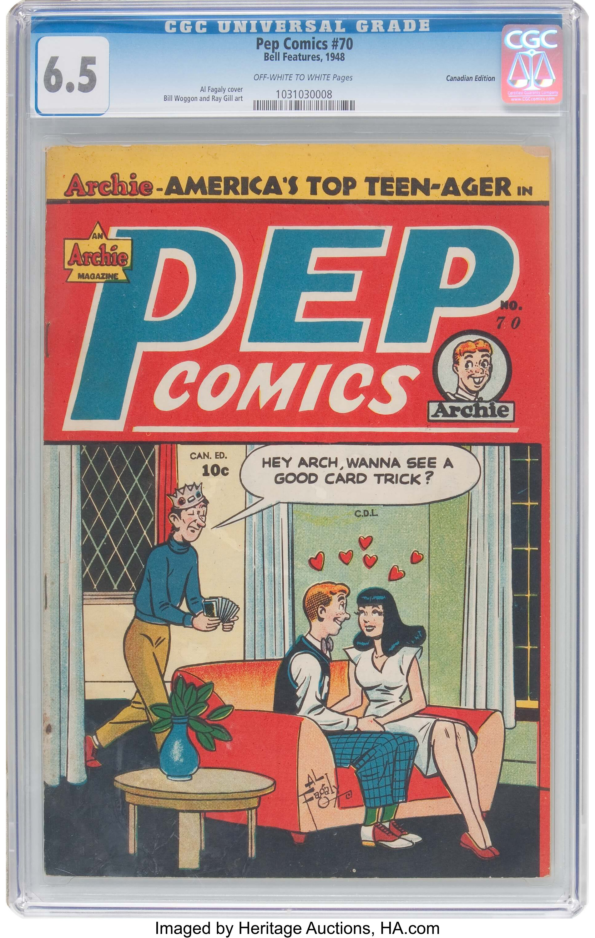 How Much Is Pep Comics 70 Worth Browse Comic Prices Heritage Auctions