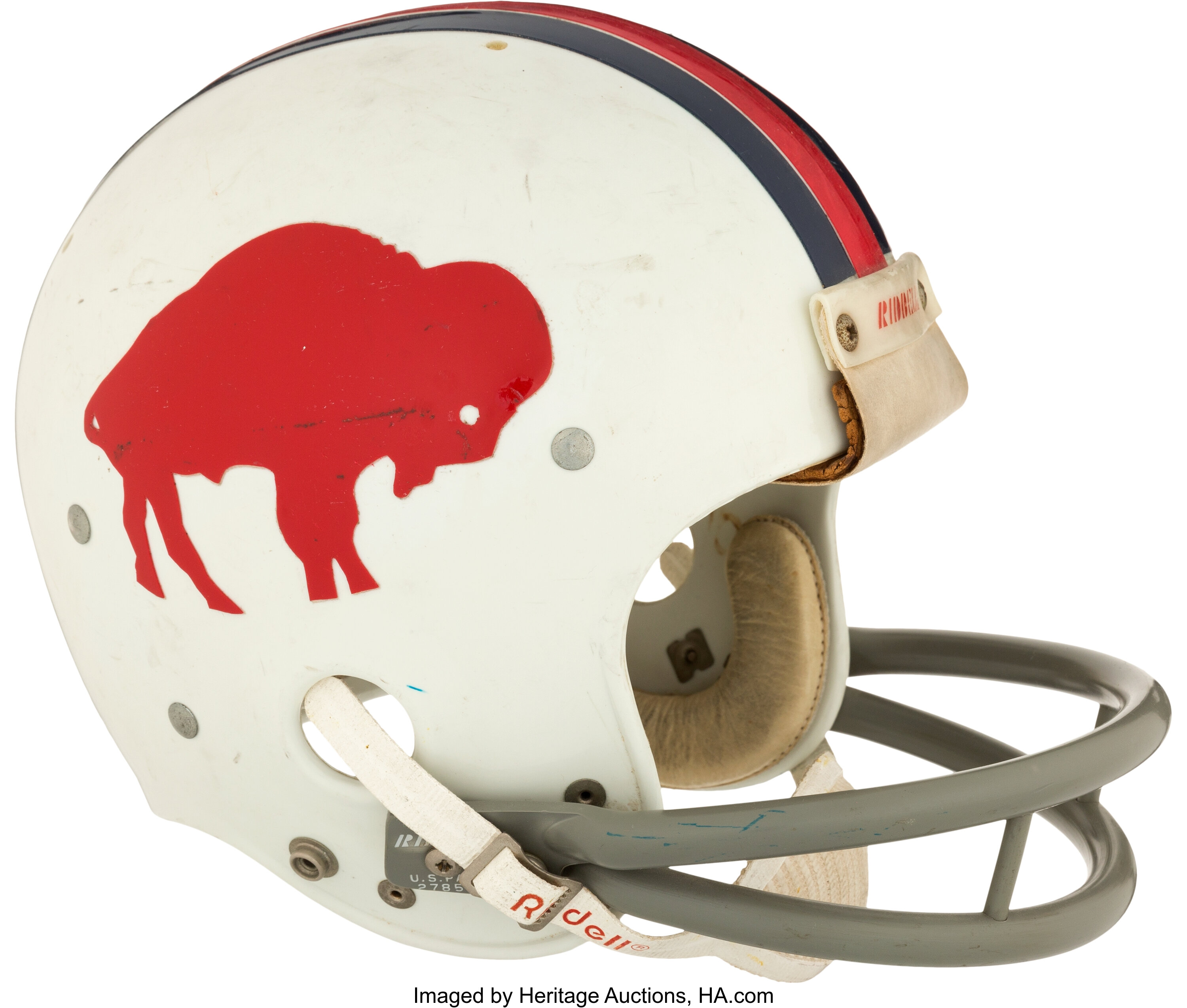 Early 1970's Buffalo Bills Game Worn Helmet. Football