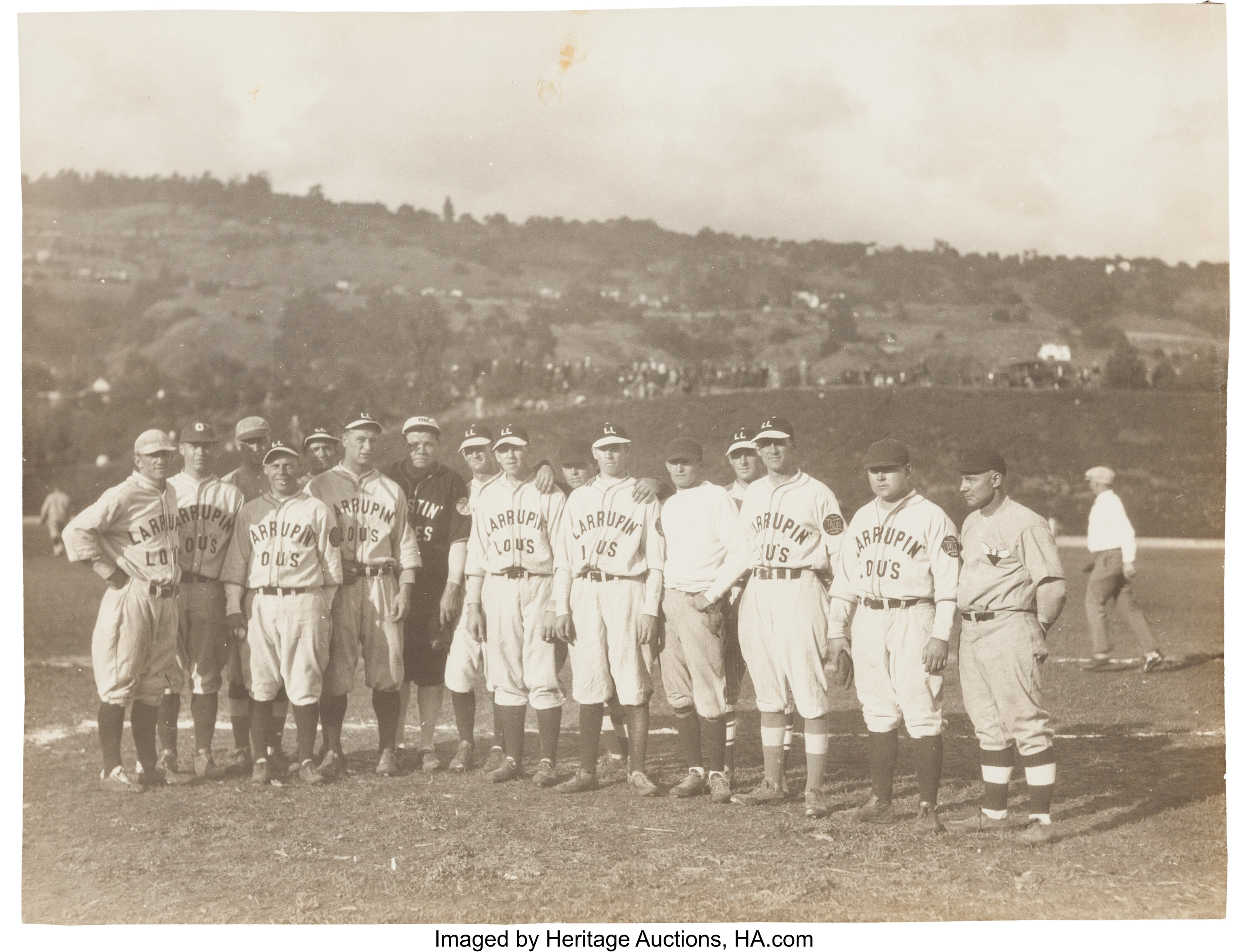 1927 28 Babe Ruth And Lou Gehrig Barnstorming Original Photograph Lot 50289 Heritage Auctions 6915