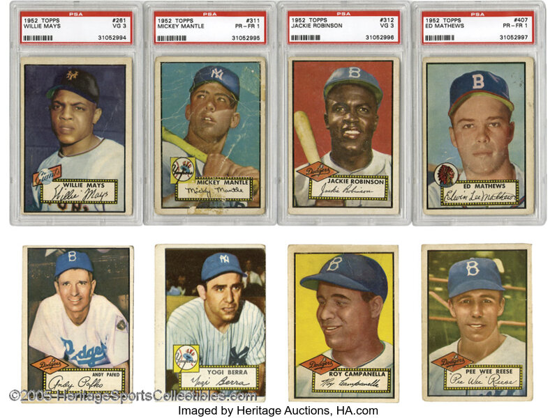 1952 Topps Ed Mathews #407 Baseball - VCP Price Guide