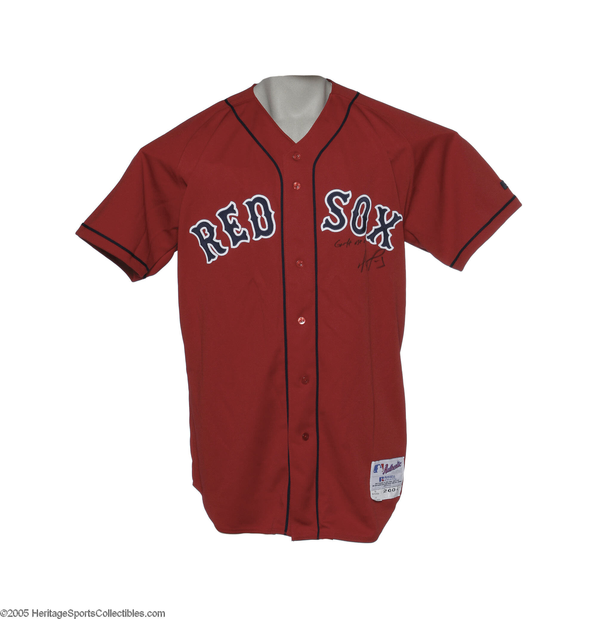 David Ortiz Autographed Boston Red Sox Authentic Jersey Big Papi Inscription