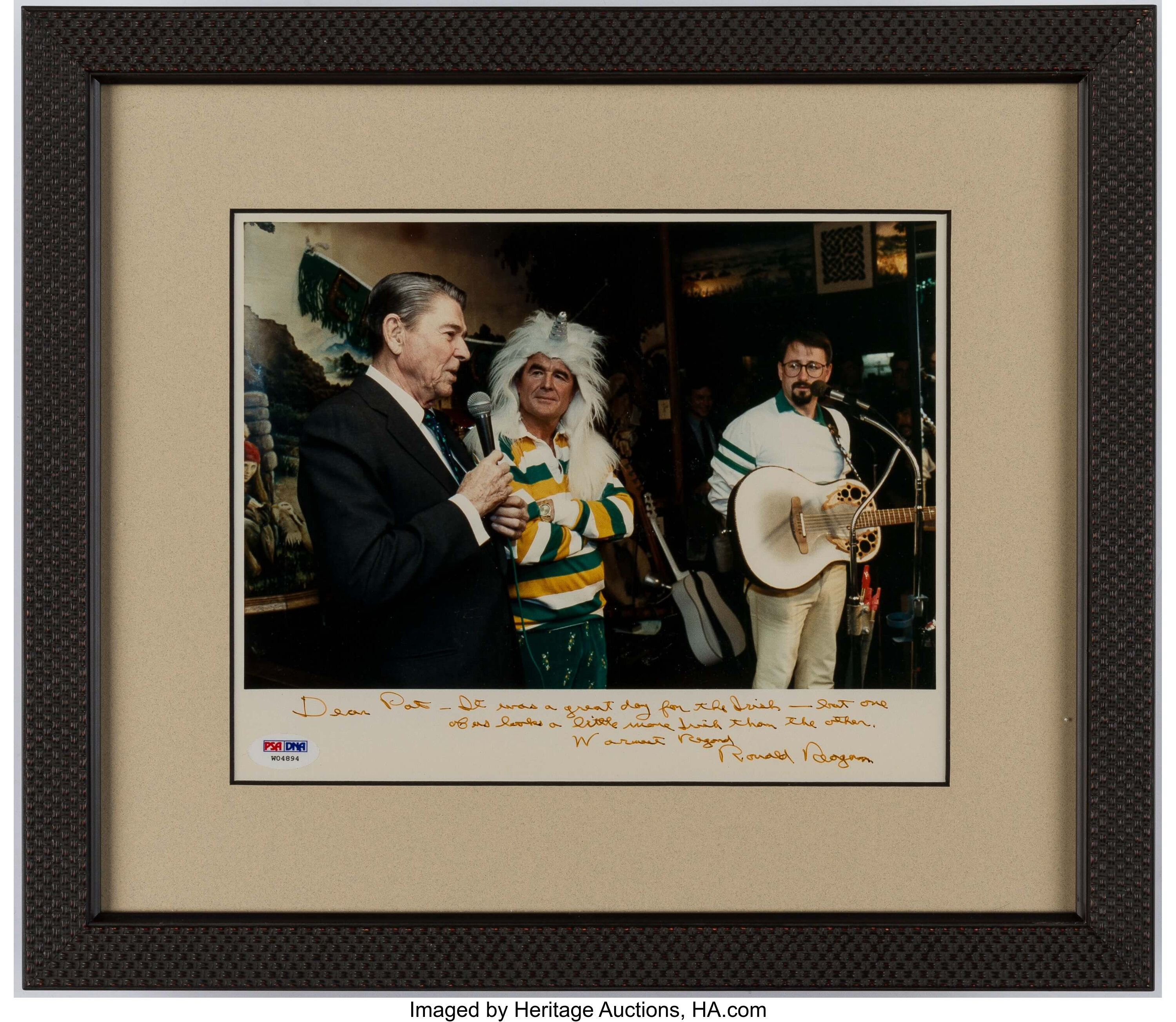 Ronald Reagan Signed Photograph. ... Miscellaneous Collectibles | Lot ...