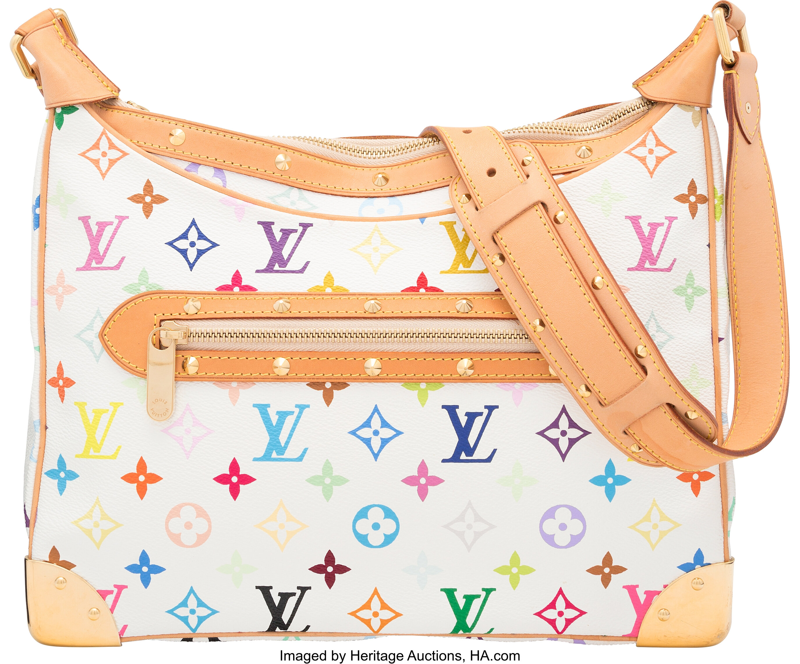 Lot - LOUIS VUITTON 'BOULOGNE 30' SHOULDER BAG