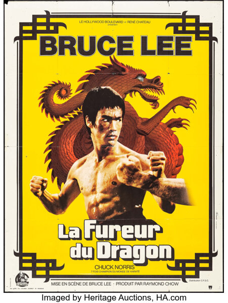 The Way Of The Dragon Cfdc 1974 French Grande 47 X 63 Lot 514 Heritage Auctions