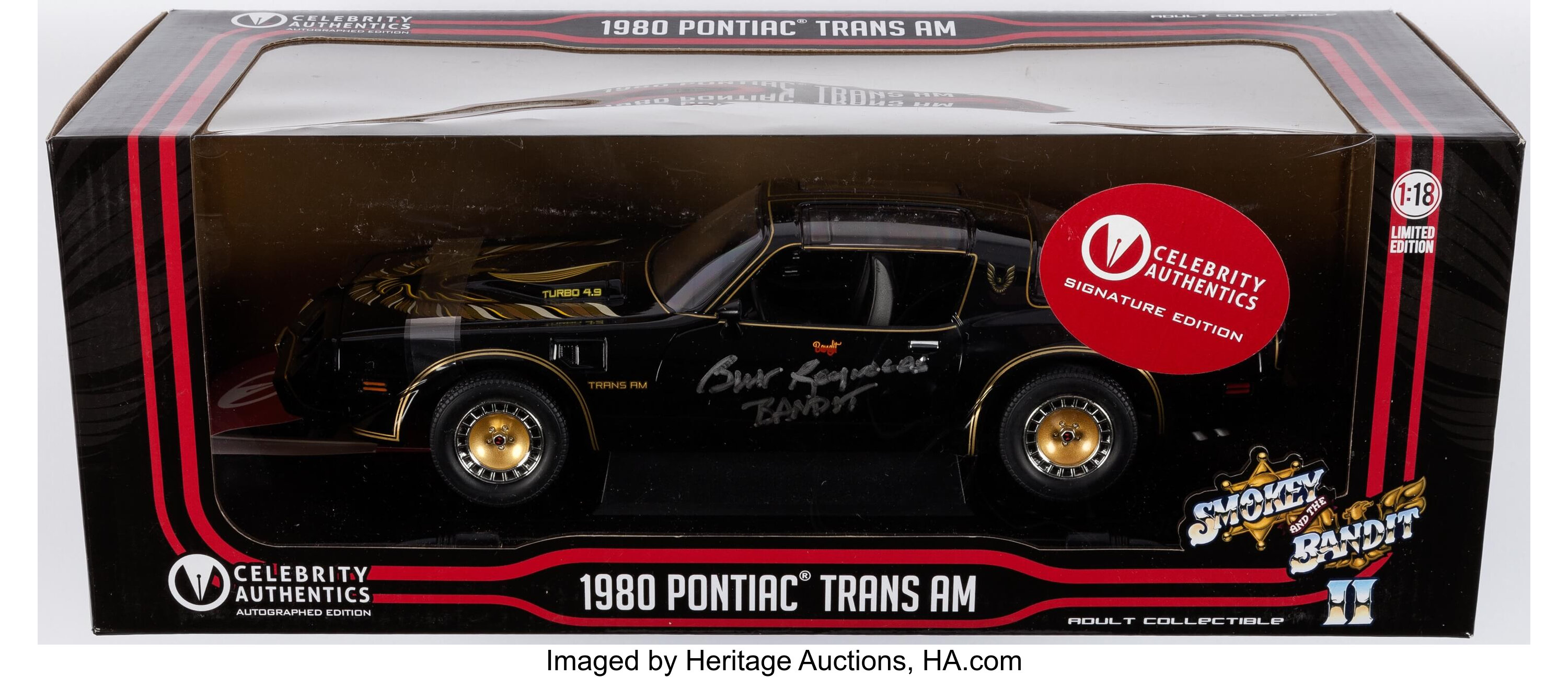 Smokey And The Bandit Ii 1 18 Scale Die Cast Pontiac Trans Am Lot 11936 Heritage Auctions