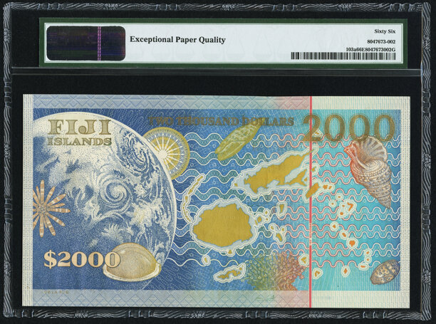 Fiji 2,000 Dollars Banknote, 2000, P-103s, UNC, Specimen