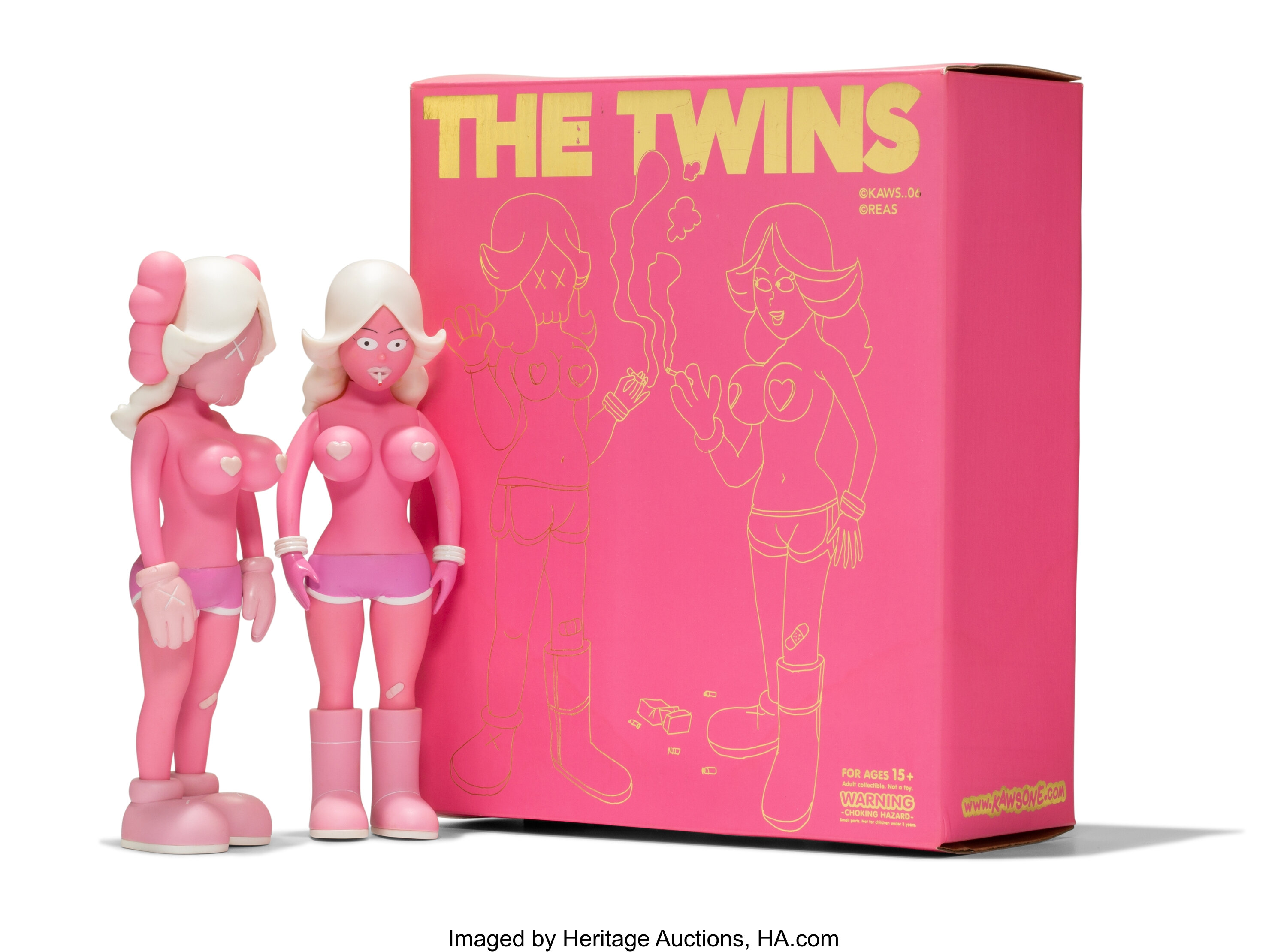 Kaws Pink Twins