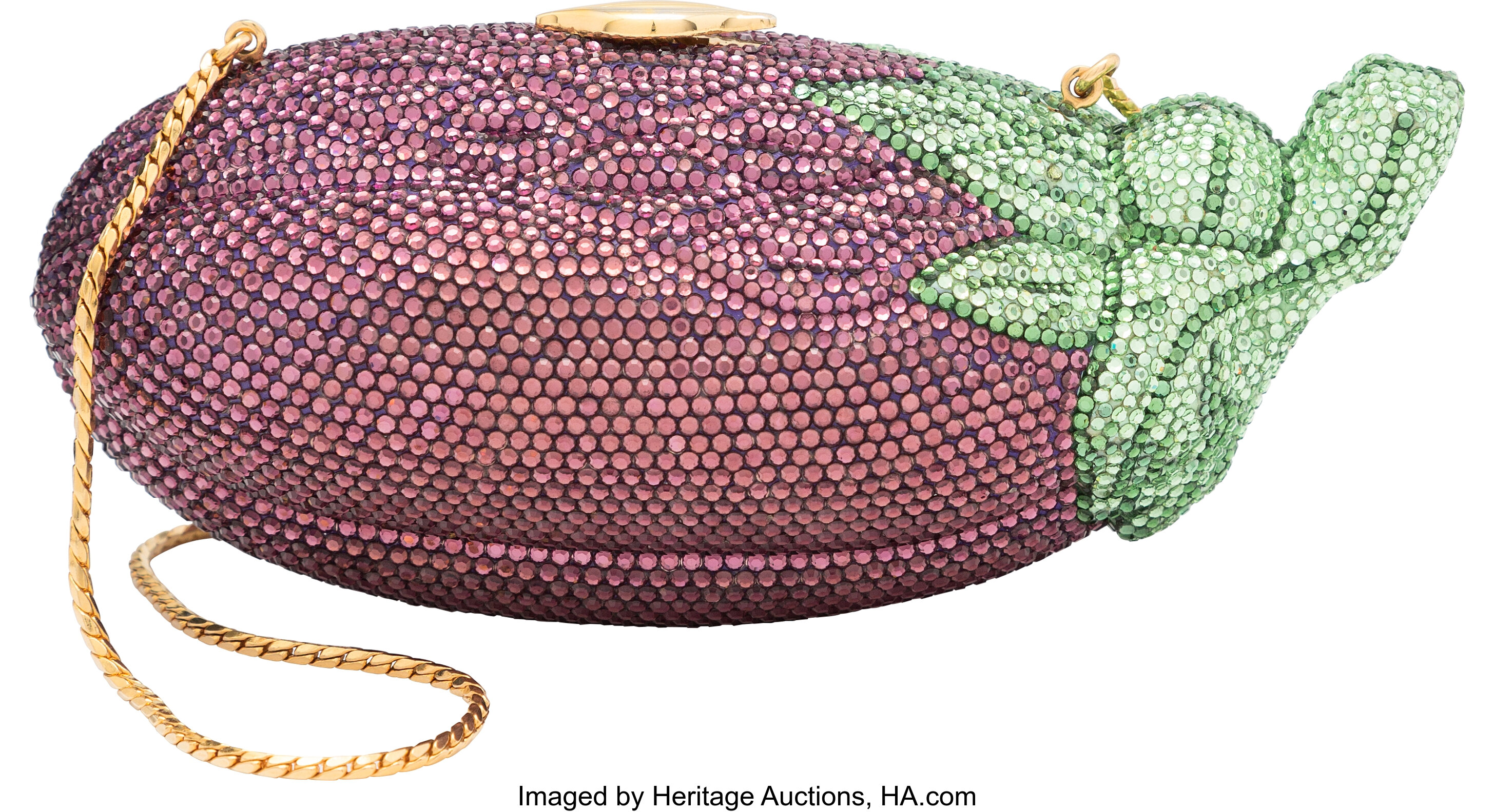 Judith Leiber Birdcage Crystal Minaudiere Rare Collectors Edition Bag