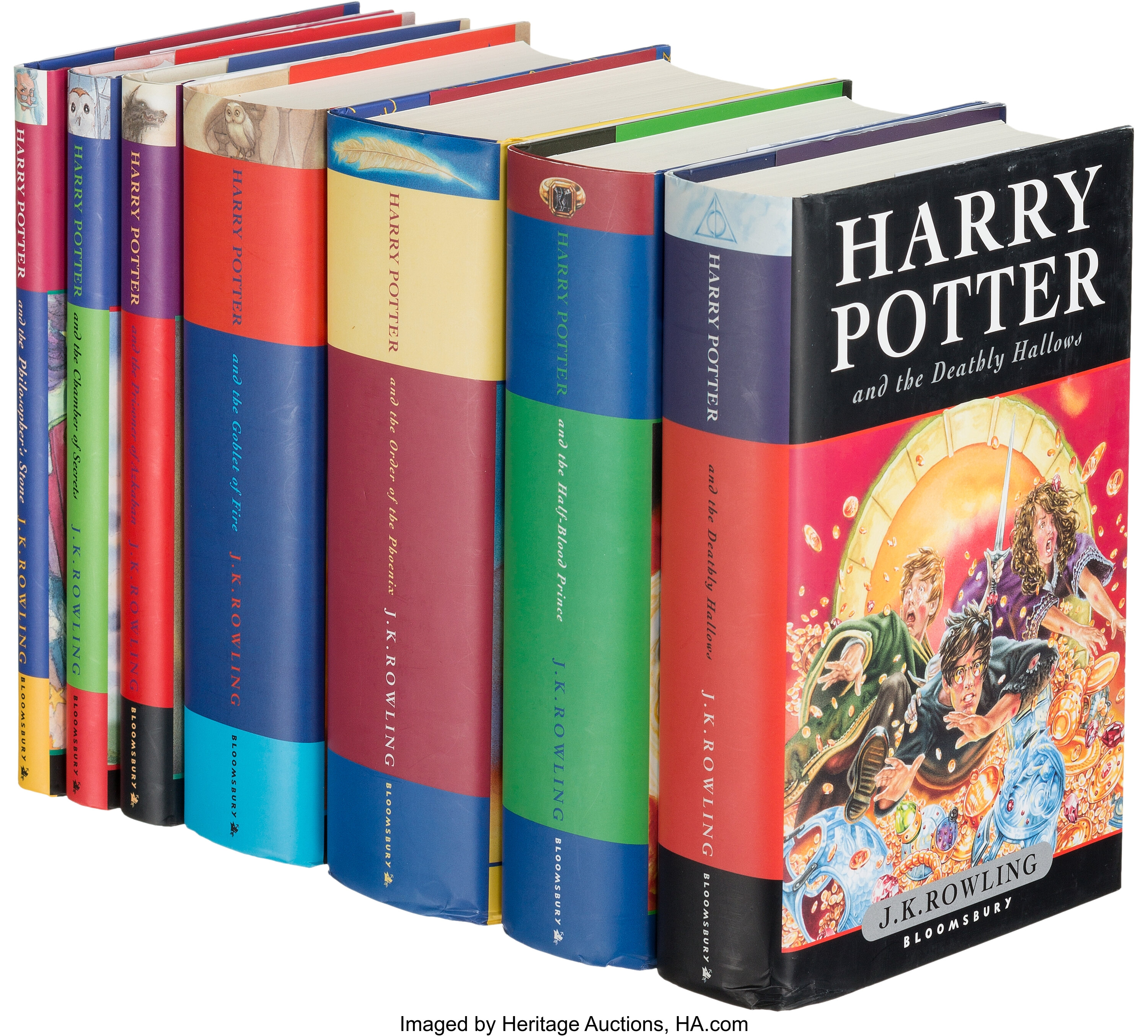 Set Of First Edition Harry Potter Books