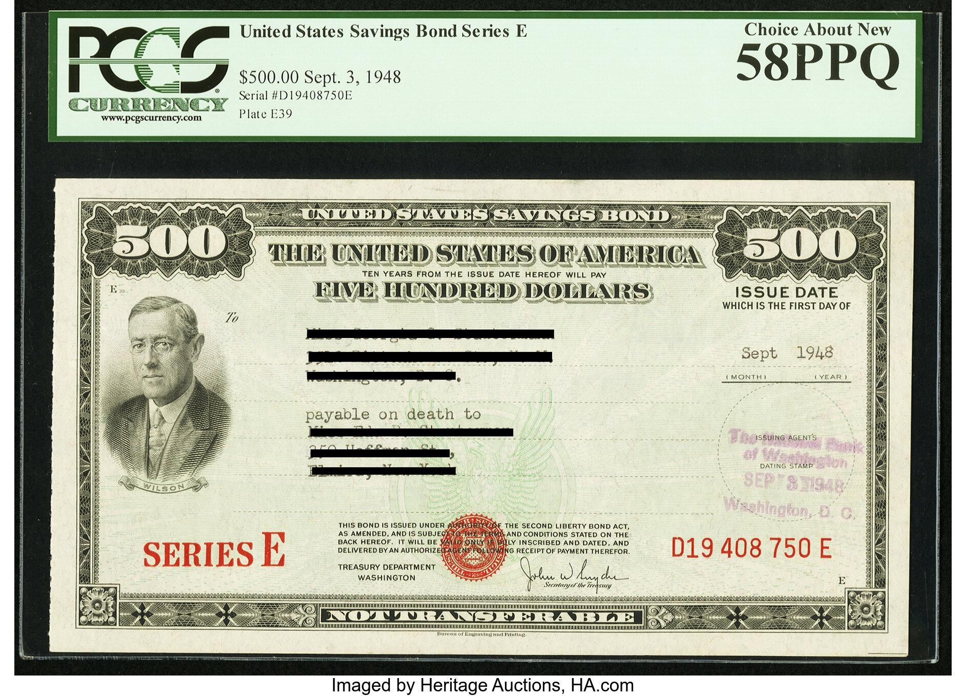 united-states-savings-bond-series-e-500-sept-3-1948-lot-20629-heritage-auctions