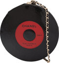 Lot 1 - A Chanel patent leather 'vinyl record' bag