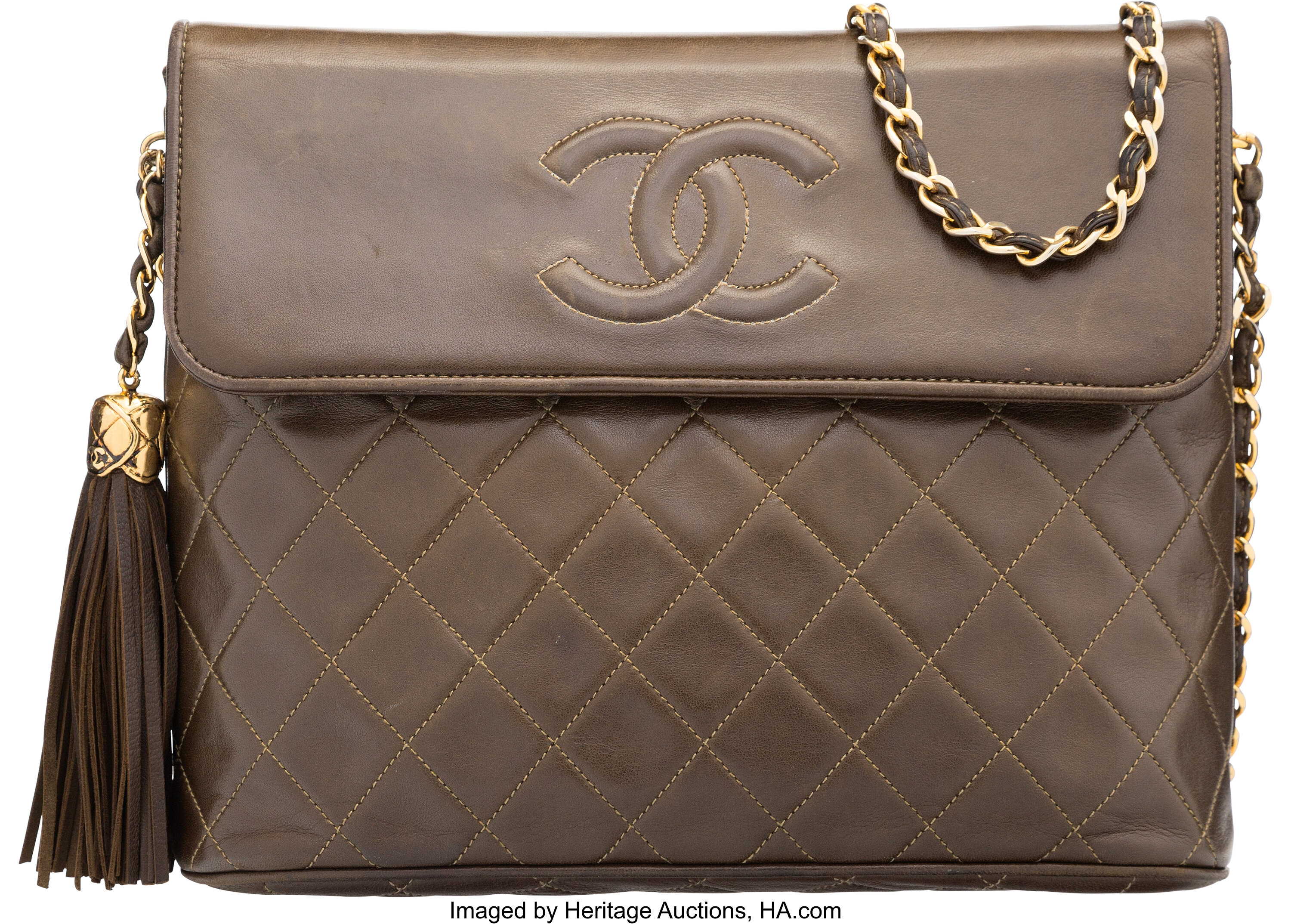 chanel 19 olive green