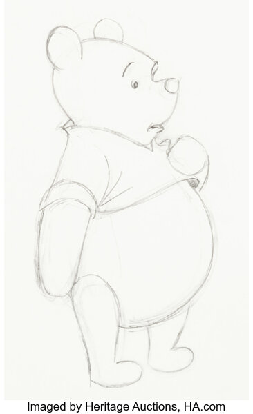 original winnie the pooh drawings