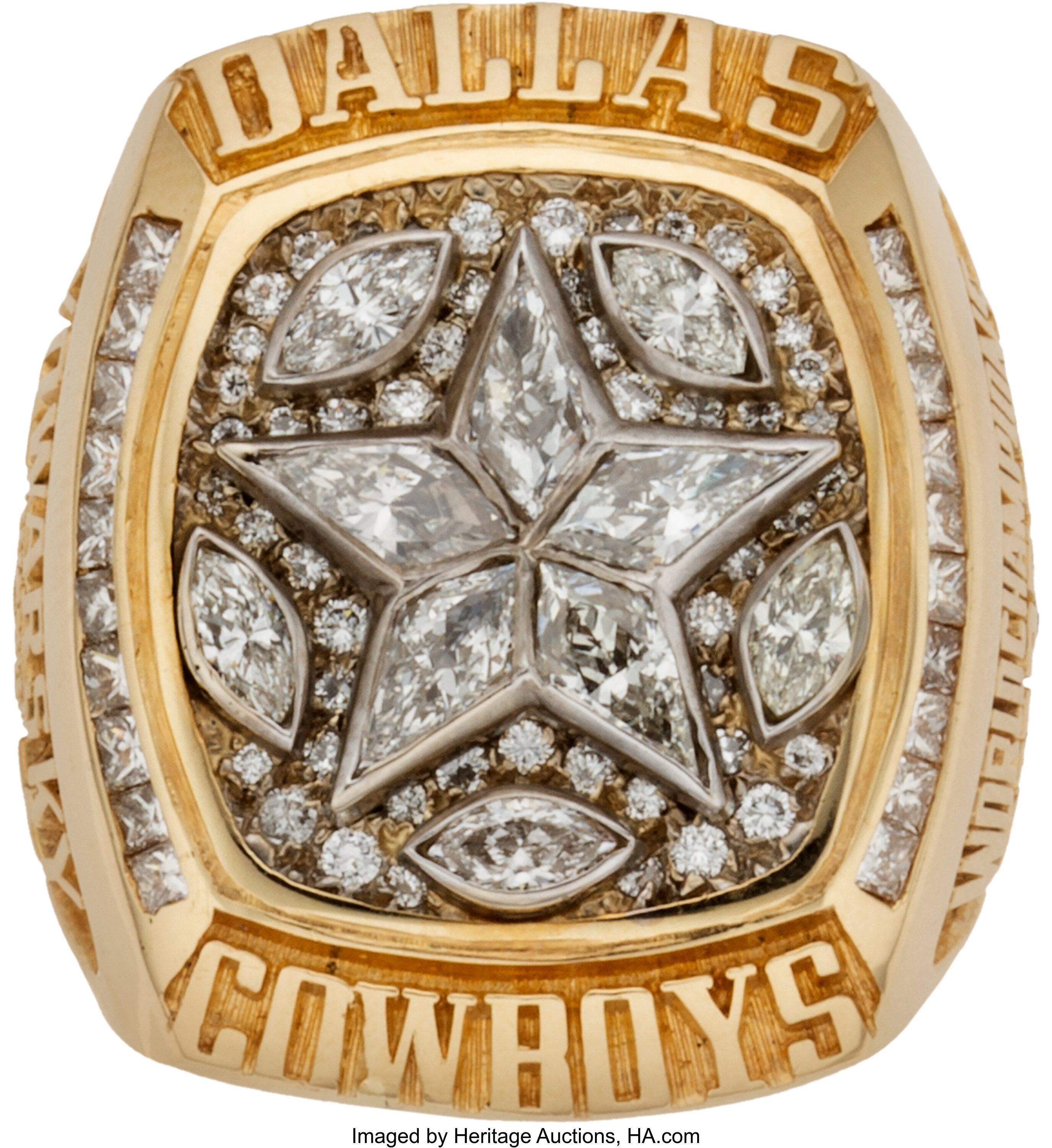 1995 Dallas Cowboys Super Bowl XXX Championship Ring Presented to | Lot ...