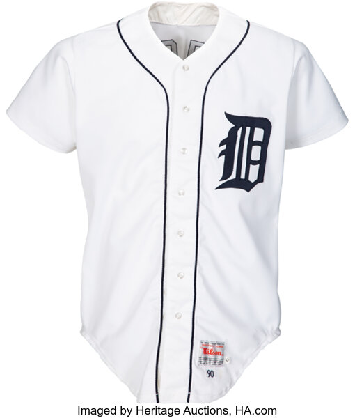 1990 Detroit Tigers Greats Signed Game Jersey Presented to Team