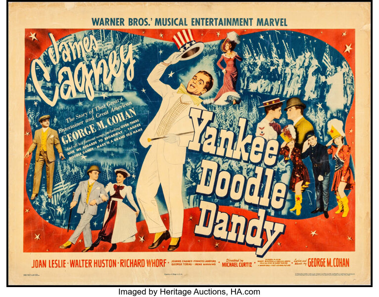 Yankee Doodle Dandy Warner Brothers 1942 Linen Finish Half Lot Heritage Auctions