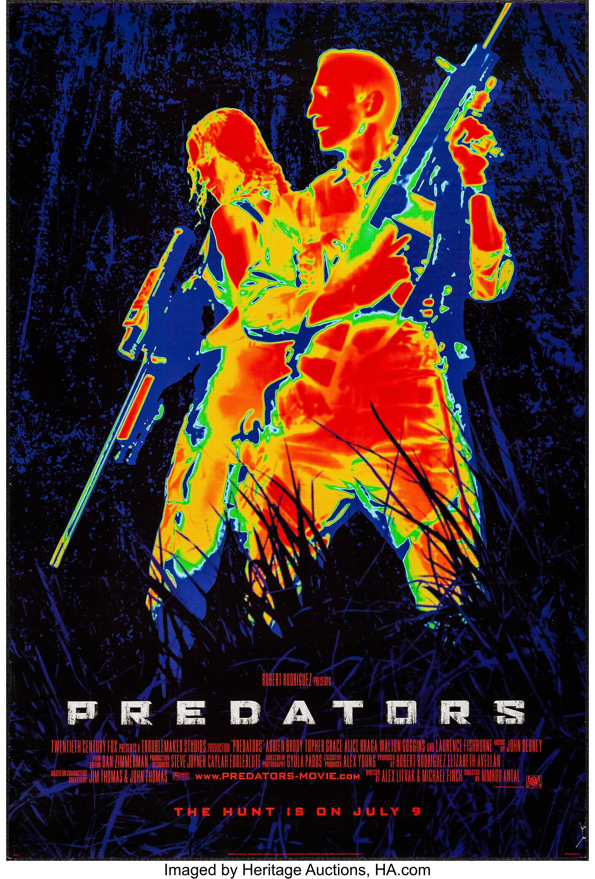 Predator Movie Poster 27 x 40 Style B