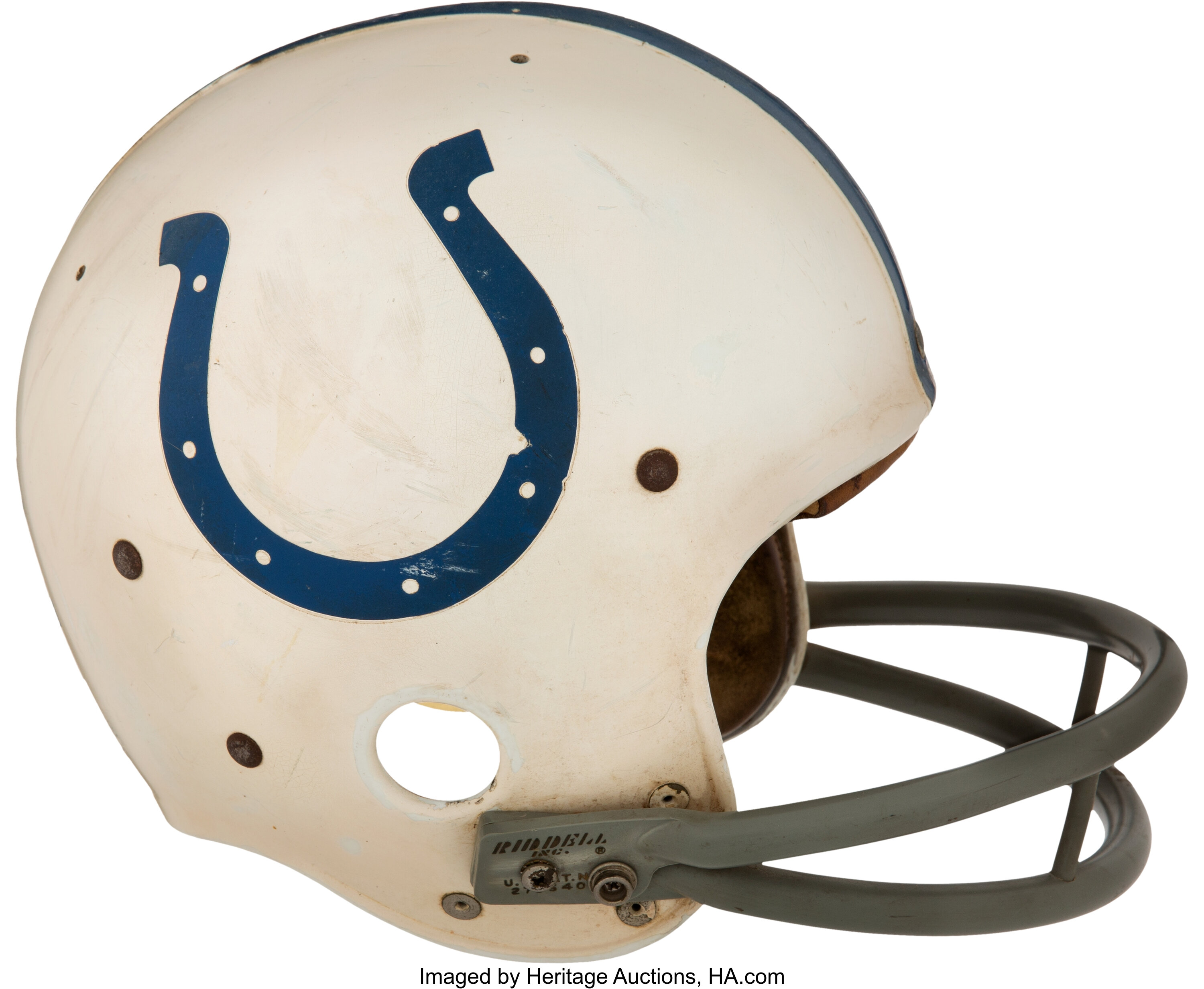 BALTIMORE COLTS 1977 NFL Riddell TK Suspension Football Helmet