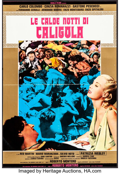 Caligula's Hot Nights (Koala Films, 1977). Italian Photobusta Set