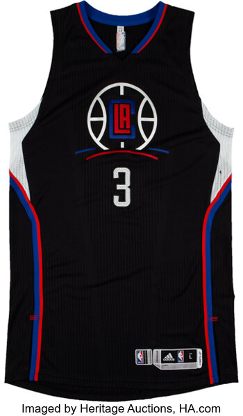 Lot Detail - 2016-17 Chris Paul Los Angeles Clippers Game-Used Road Jersey  (Sourced From Clippers Foundation)