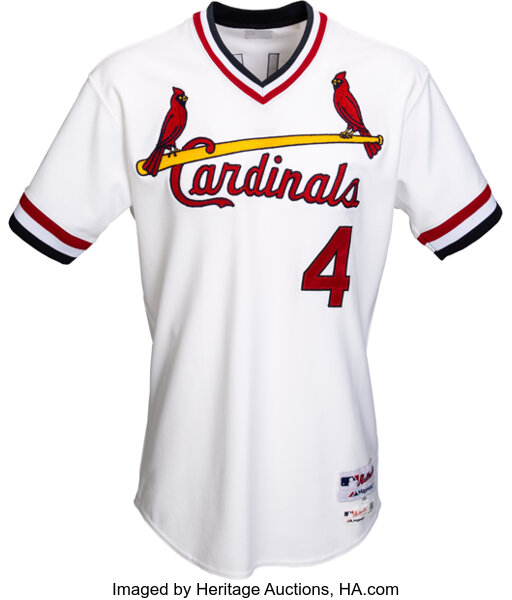 Yadier Molina White & Gold St. Louis Cardinals Baseball Jersey