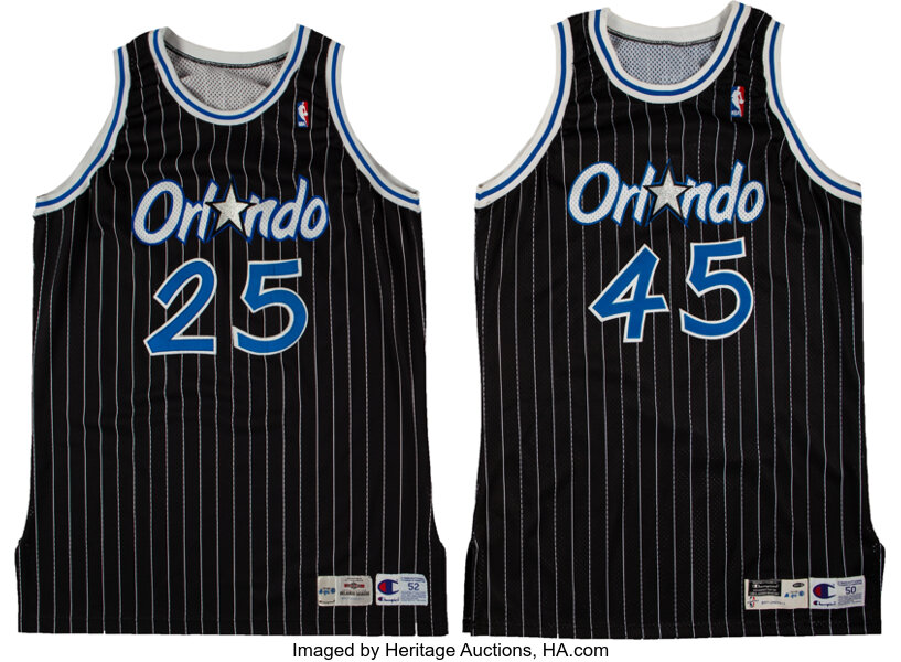 1994-95 Nick Anderson & 1997-98 Bo Outlaw Game Worn Orlando Magic, Lot  #51436