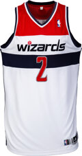 2013-14 John Wall Game Worn Washington Wizards Jersey.