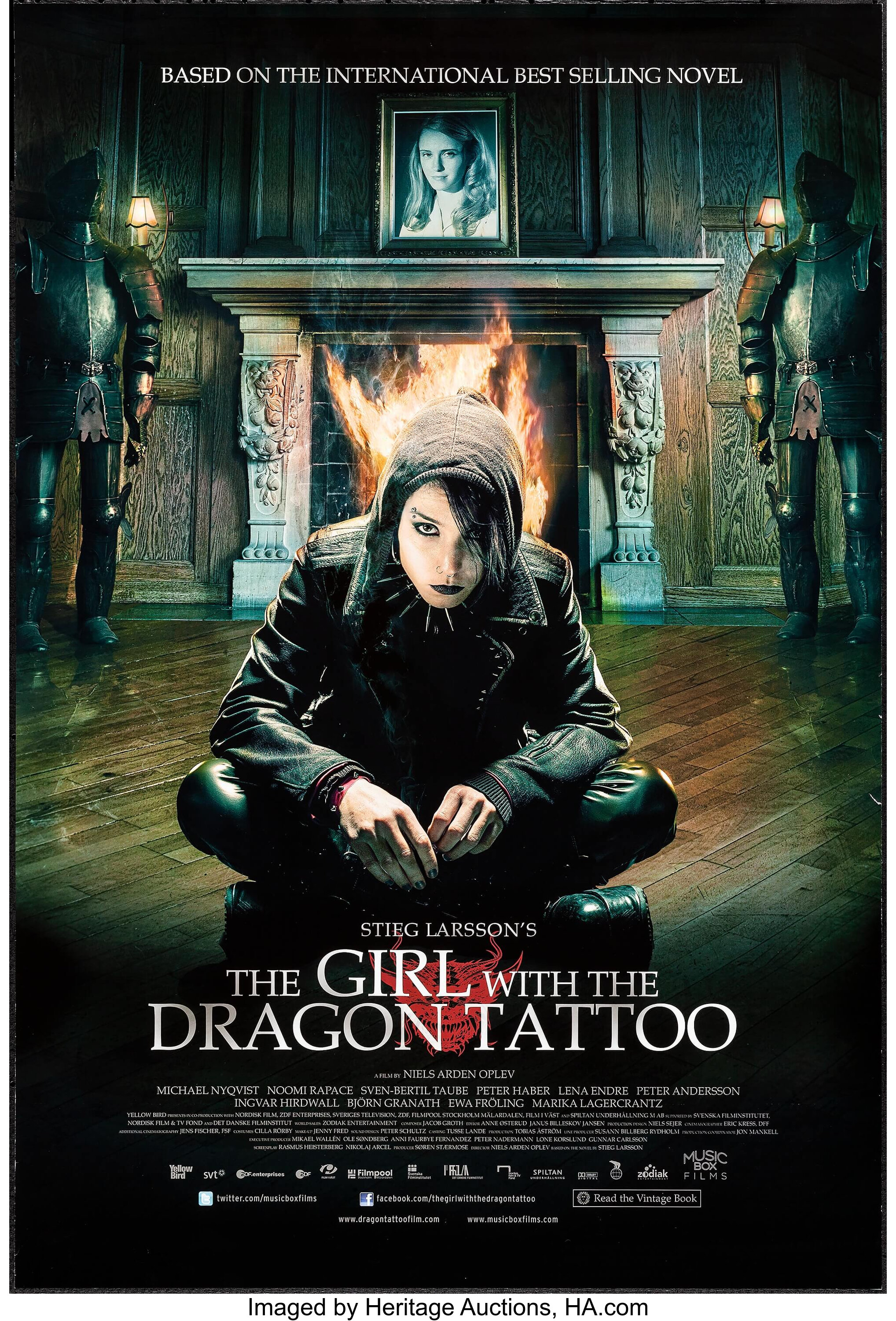 girl with the dragon tattoo movie poster